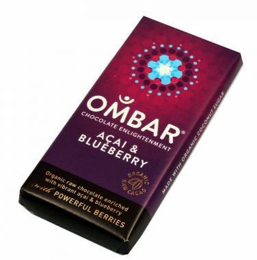 Čok.hořká Acai a borůvka 35g Ombar
